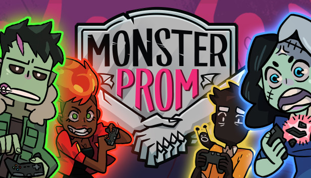 Monster Prom start screen.